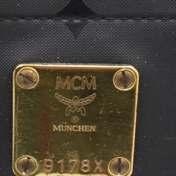 MCM Black Visetos Shopper Bag - Picture 3 of 17